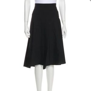ALC Midi black cotton skirt